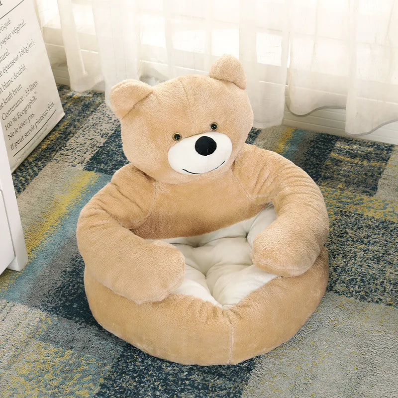 Super Soft Dog Bed Cute Winter Warm Bear