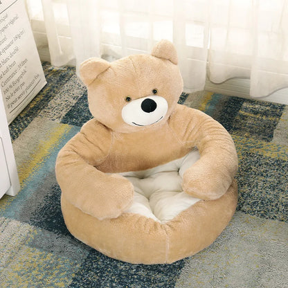 Super Soft Dog Bed Cute Winter Warm Bear