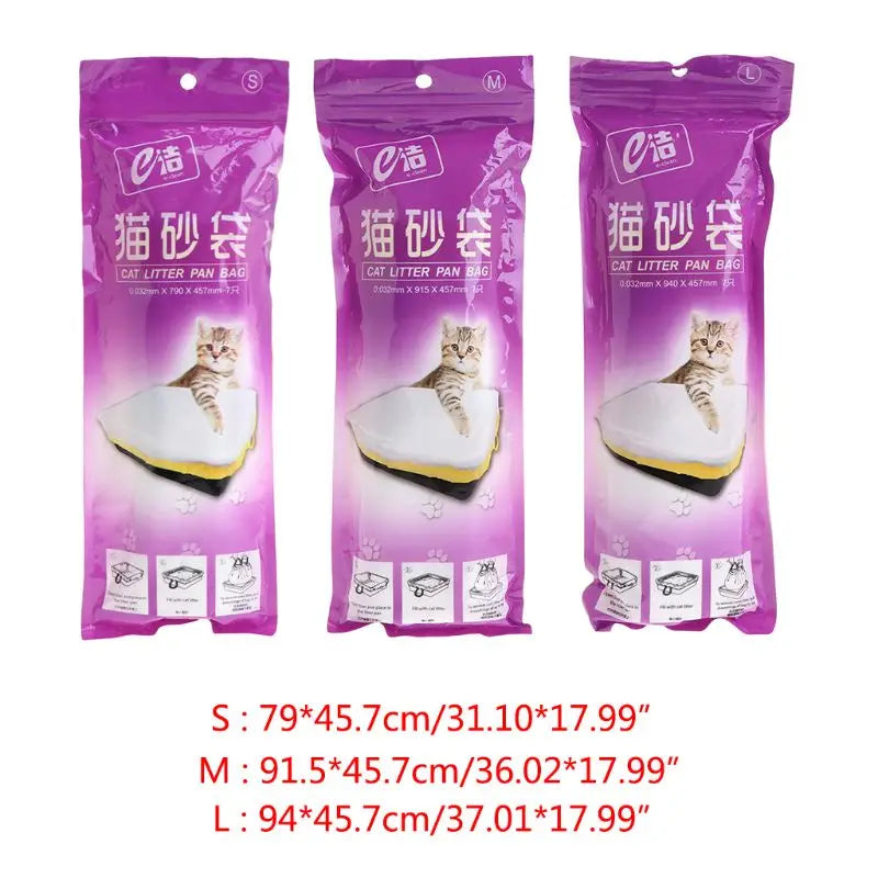 Cat Litter Bag Hygiene Elastic Kitten