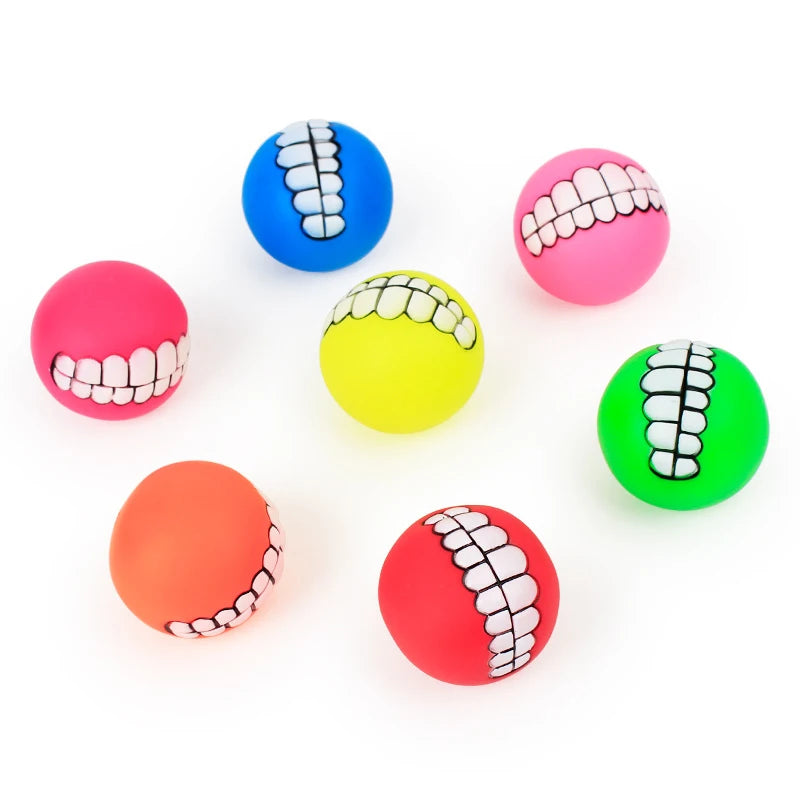 Funny Silicone Pet Dog Cat Toy Ball Chew