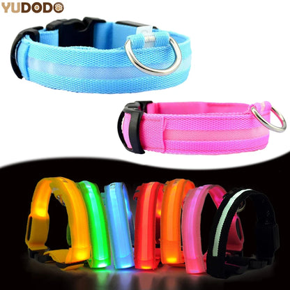 Nylon LED Pet Dog Collars