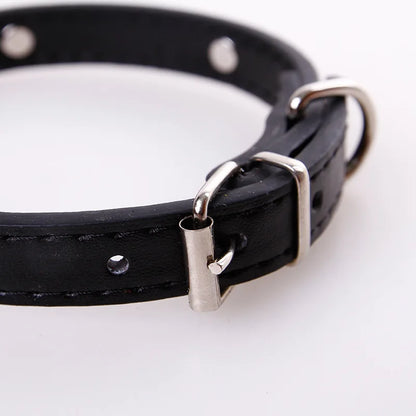 Bone Leather Durable Pet Dog Collar