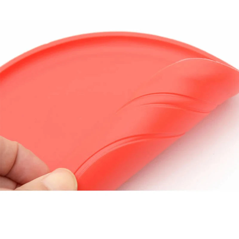 1pcs Funny Silicone Flying Saucer Dog Cat Toy