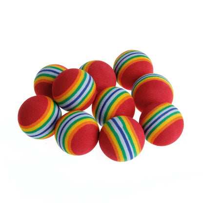 10Pcs Pet Colorful Cat Toy Ball