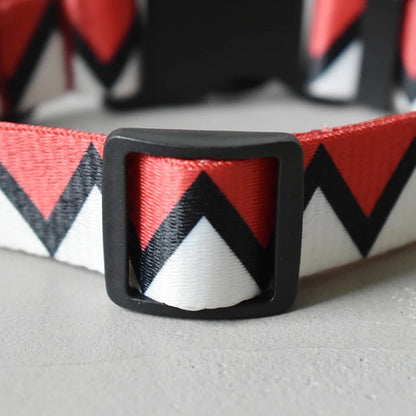 Color Nylon Printed Pet Dog Collar