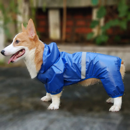 Pet Dog Waterproof Raincoat Jumpsuit