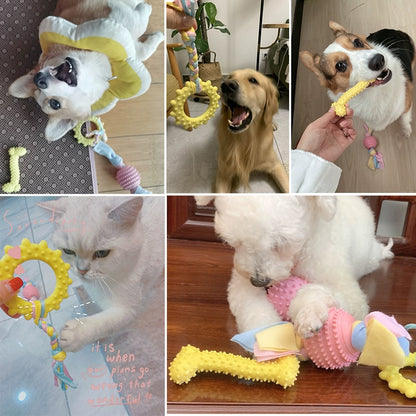 Pet Toy Bite-Resistant Molar Rod Toy Ball