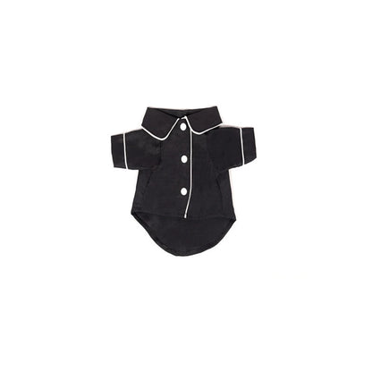 Black Dog Pajamas Puppy Shirt Sleepwear