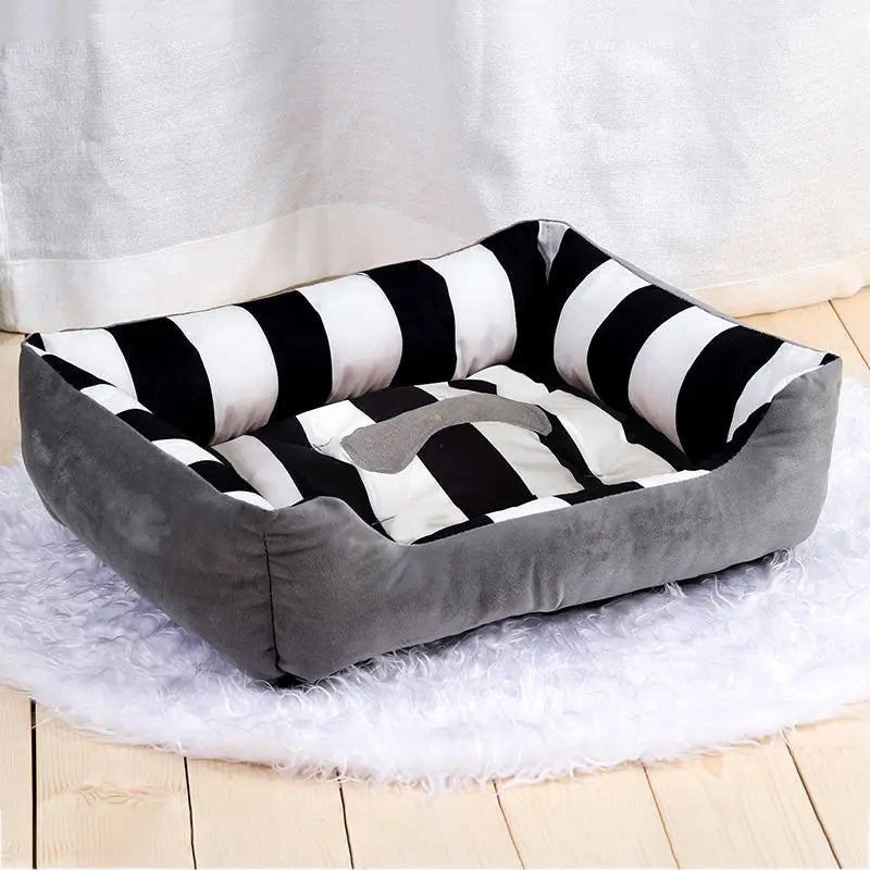 Warm Plush Dog Bed Mat Kennel Soft Fleece