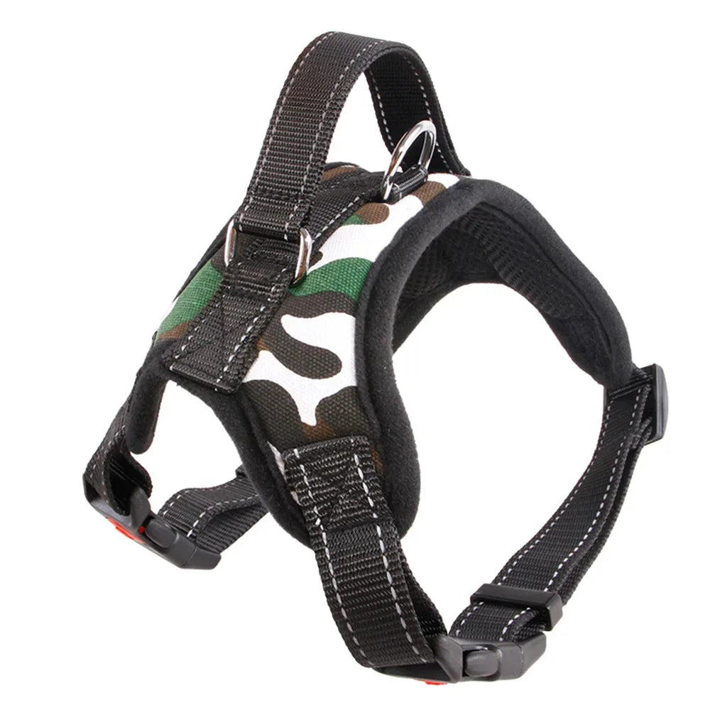 Pet Dog and Cat Adjustable Harness with Leash Reflective and Breathable for Small and Large Dog Harness Vest Pet Supplies