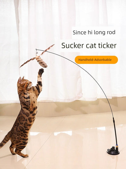 Suction Cup Cat Teaser Cat Self-Tightening