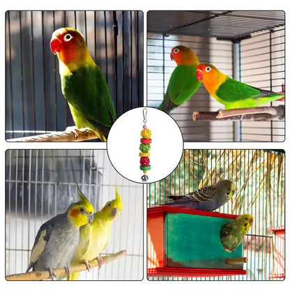 Bird Chew Toys Natural Wood Rattan Ball For Birds Bird Cage Decoration Bird Cage Toy For Budgies Lovebirds Conures Macaws