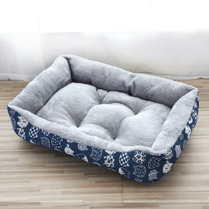 Warm Plush Dog Bed Mat Kennel Soft Fleece