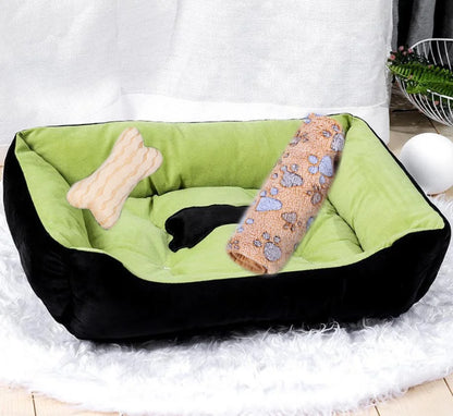 2024 New Winter Puppy Beds Pet Supplies Cat Bed Dog Kennel Four Seasons Universal Net Warm Cat House Pet Nest Cat Mat