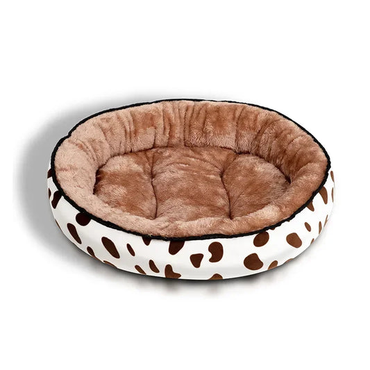 Round Dog Beds Sleeping Mat Soft Warm Kennel Bed