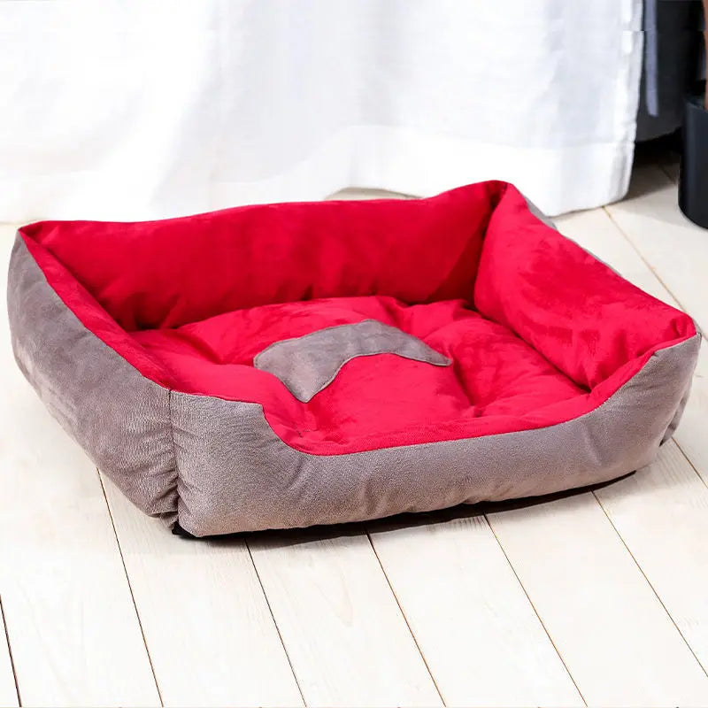 Warm Plush Dog Bed Mat Kennel Soft Fleece