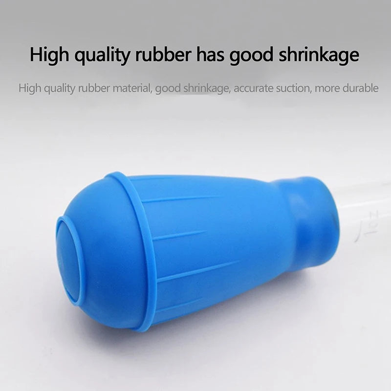 Manual Aquarium Gravel Cleaning Straw Fish Tank Water Changer Aquarium Clean Pipette Dropper Waste Remover With Extension Tube