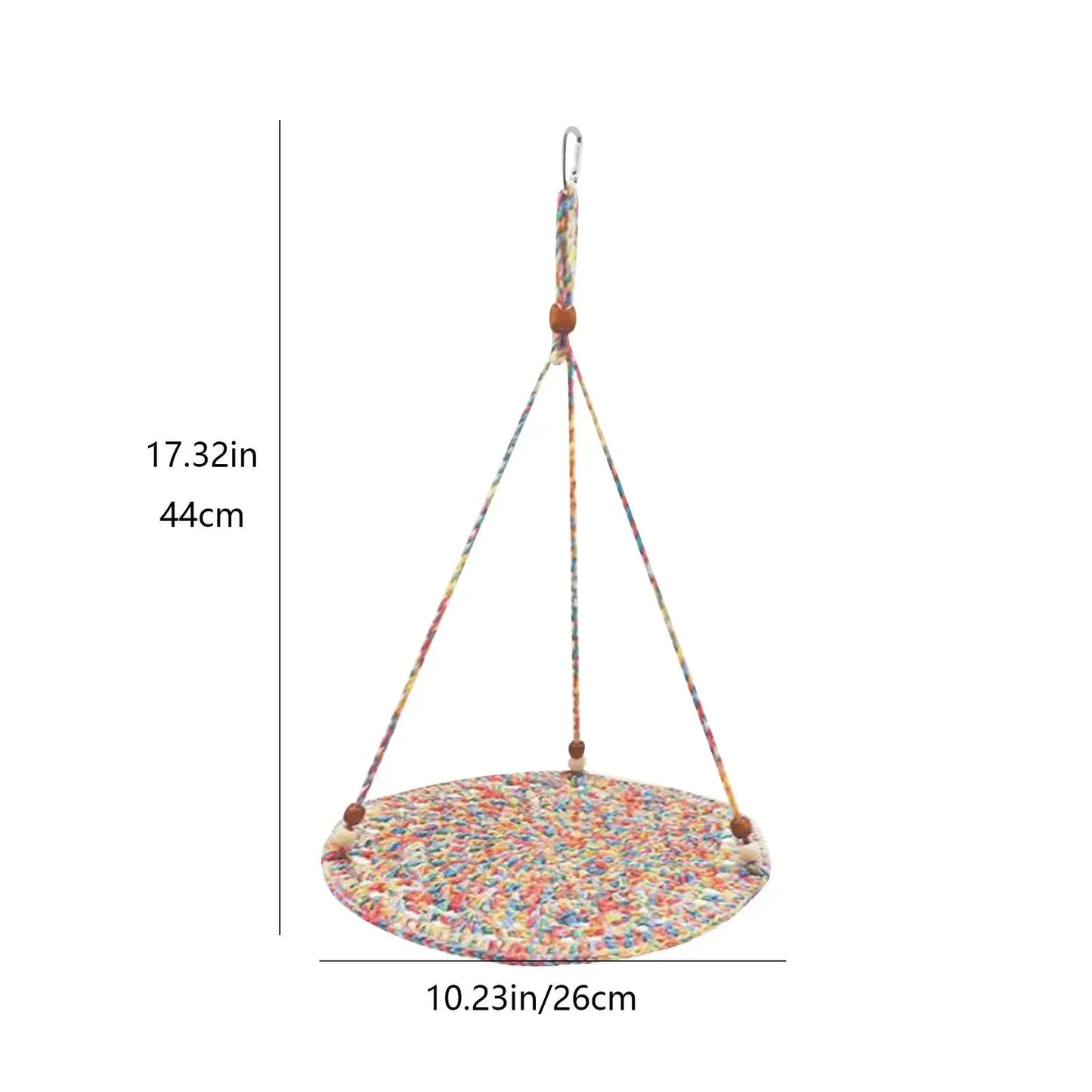 Reptile Hammock Swing Hanging Bed Cute Lizard Swing Toy Cotton Lizard Bed for Bearded Dragon Leopard Gecko Lizard Birds Parrots