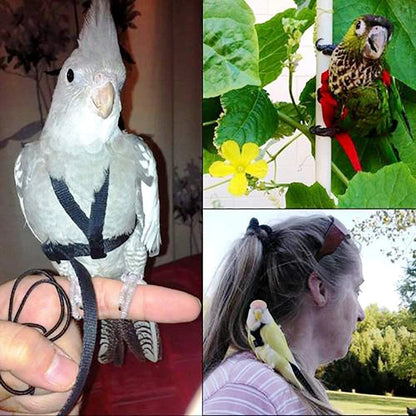 Training Flying Traction Rope Anti-Bite Training Rope Bird Leash Parrot Flying Rope Parrot Harness Bird Harness Leash