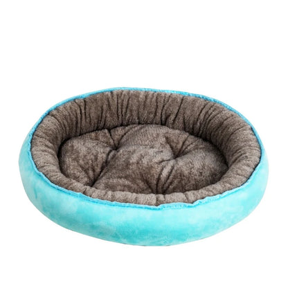 Round Dog Beds Sleeping Mat Soft Warm Kennel Bed