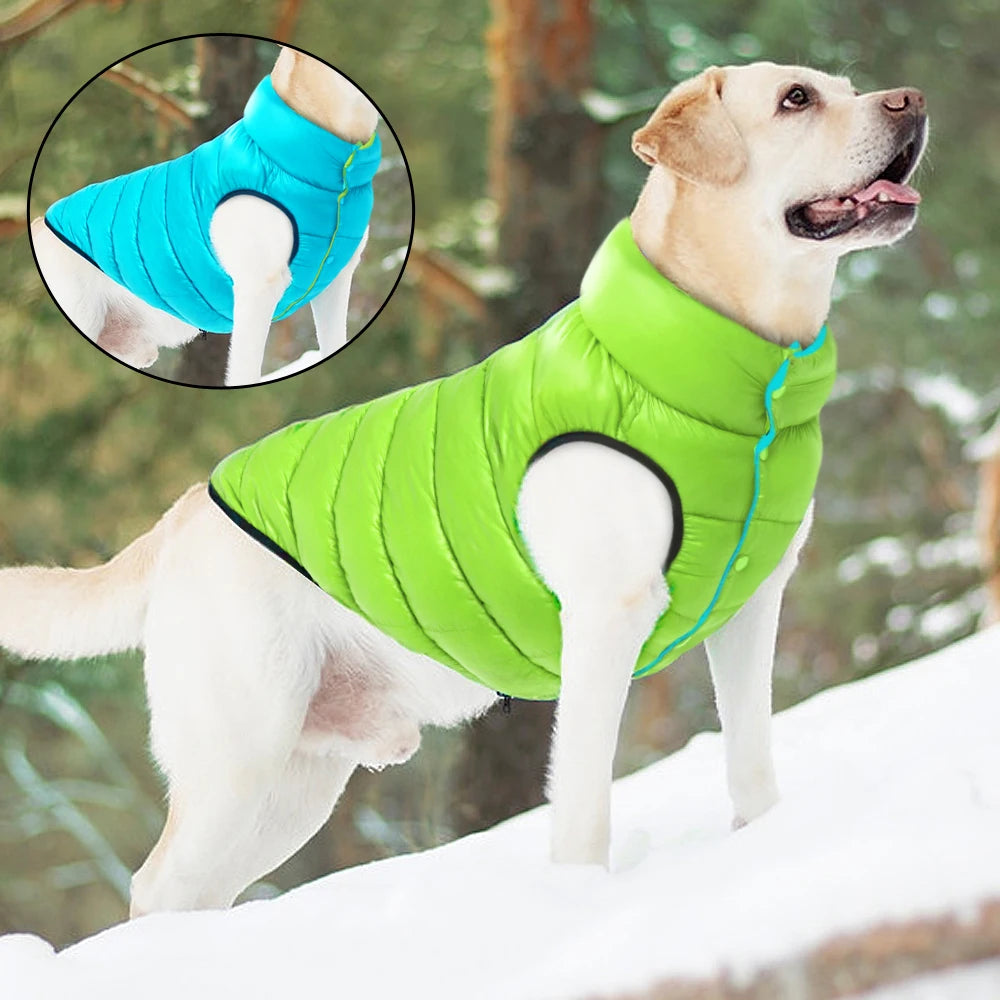 Warm Dog Jacket Vest Waterproof Winter