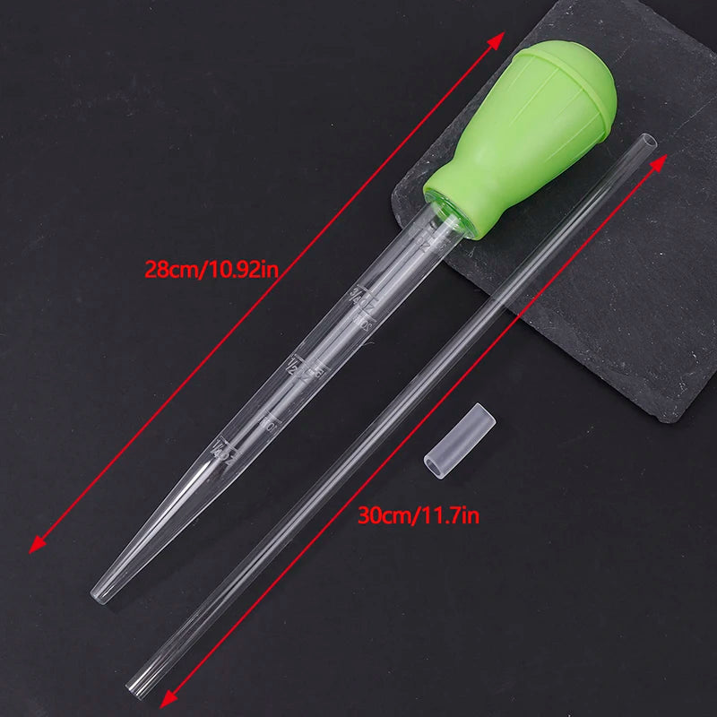 Manual Aquarium Gravel Cleaning Straw Fish Tank Water Changer Aquarium Clean Pipette Dropper Waste Remover With Extension Tube