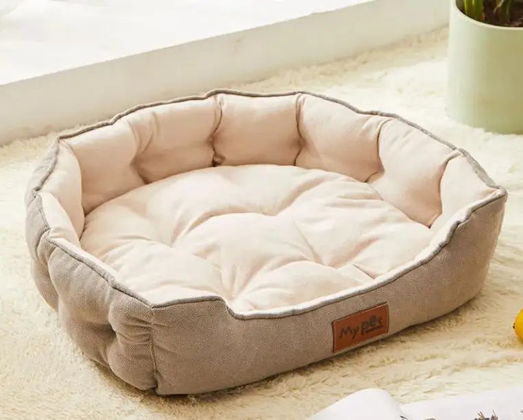 2024 New Winter Puppy Beds Pet Supplies Cat Bed Dog Kennel Four Seasons Universal Net Warm Cat House Pet Nest Cat Mat