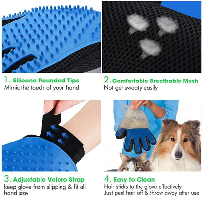 Fashion Rubber Pet Bath Brush Protection Silicone Glove