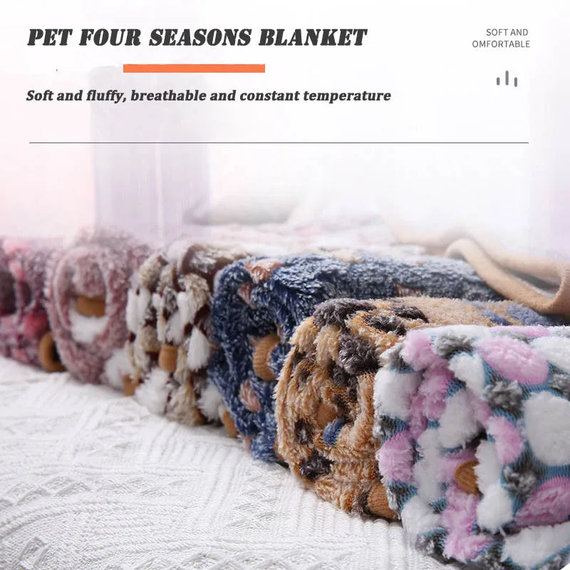 Soft And Fluffy Pet Dog Blanket Cute Star Printing