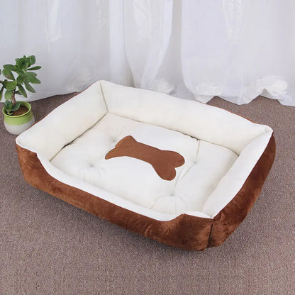 Warm Plush Dog Bed Mat Kennel Soft Fleece