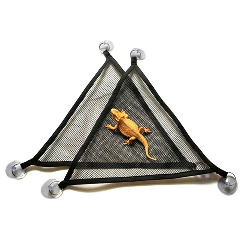 Hammock for Large Small Bearded Dragons Geckos Lizards Snake Breathable- Climbing Hammock Climbing Bed